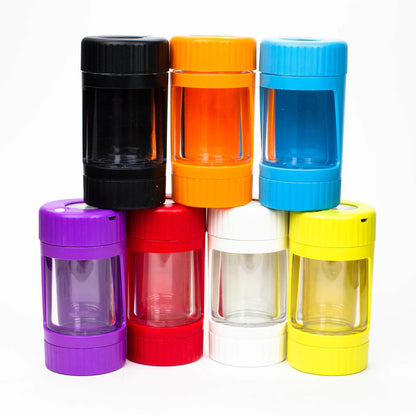 Cookies Multi-Function LED Storage Jar with Grinder