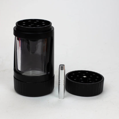 Cookies Multi-Function LED Storage Jar with Grinder