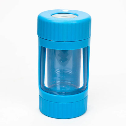 Cookies Multi-Function LED Storage Jar with Grinder