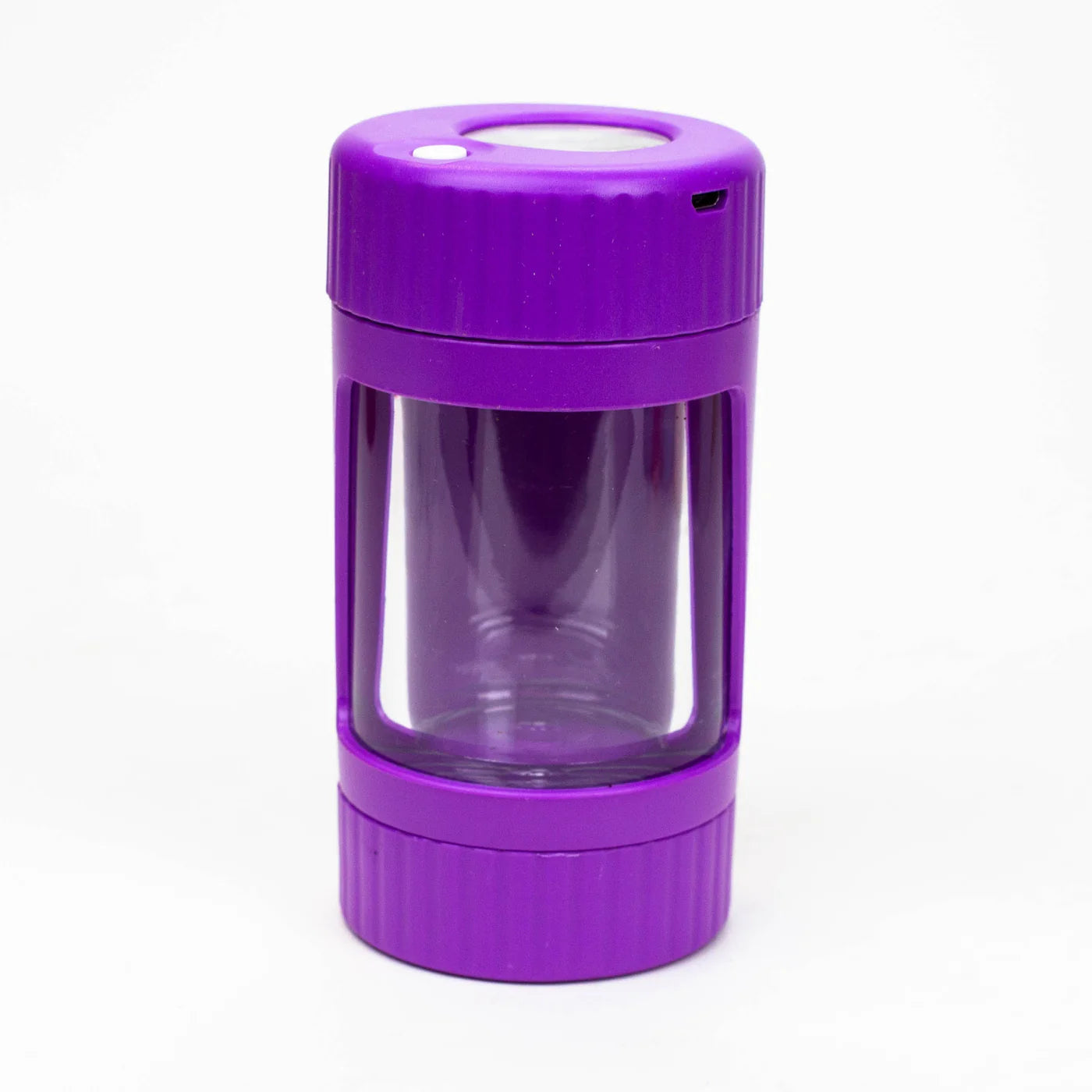 Cookies Multi-Function LED Storage Jar with Grinder