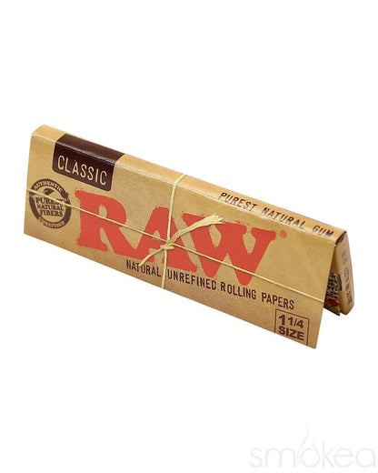 RAW Classic 1 1/4 Size Brown Rolling Papers