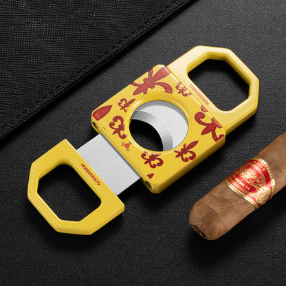 Round Double-Edged Stainless Steel Alloy Cigars Cutter
