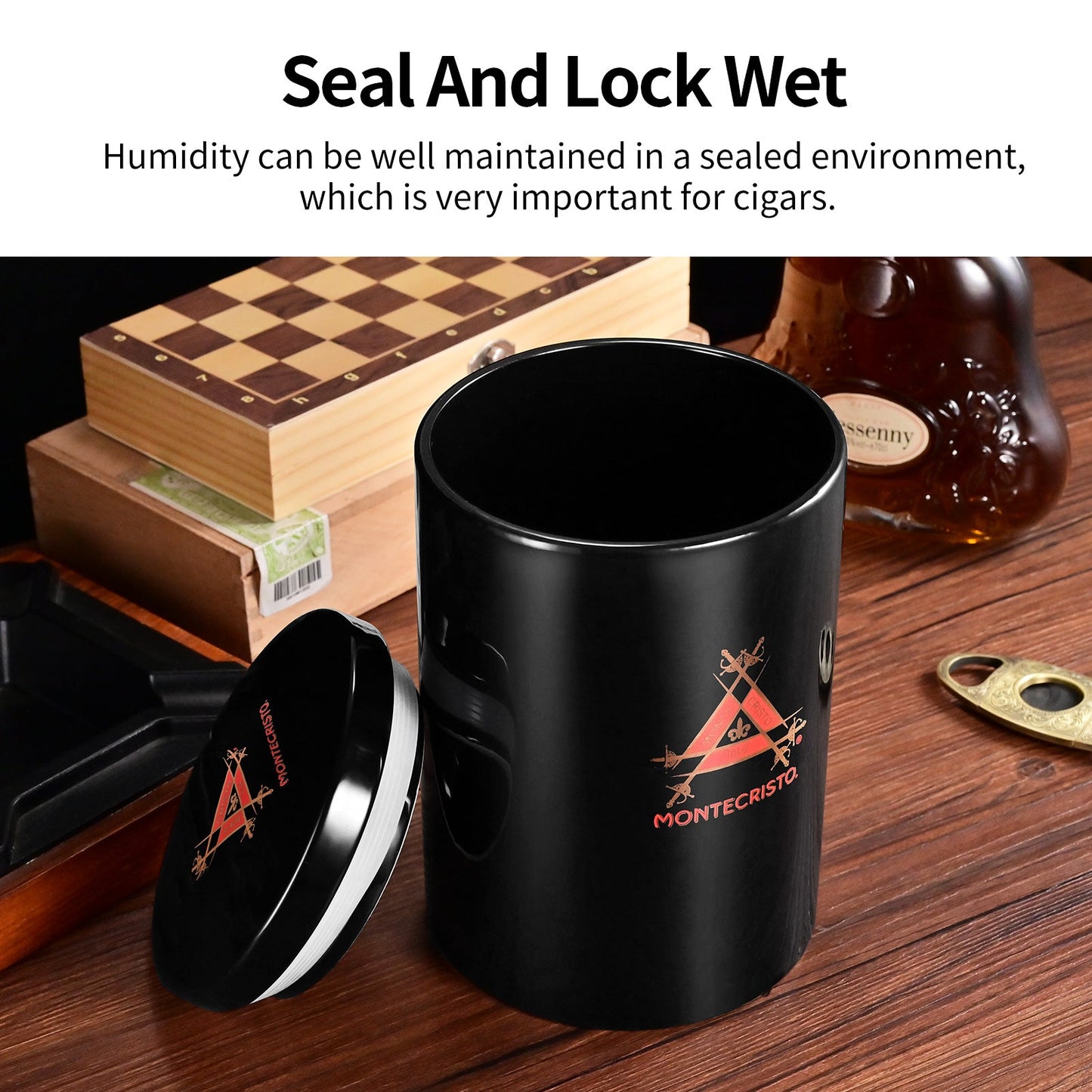 Montecristo Ceramic Storage Jar - 25 Cigars