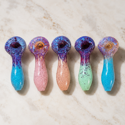 Hippculture Stormy Glass pipe - 4 inch