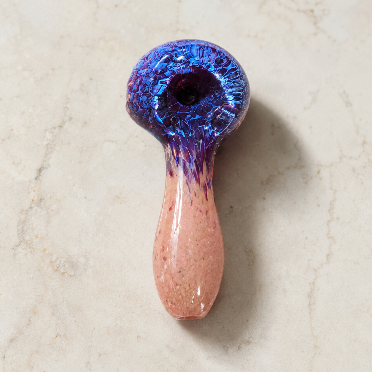 Hippculture Stormy Glass pipe - 4 inch