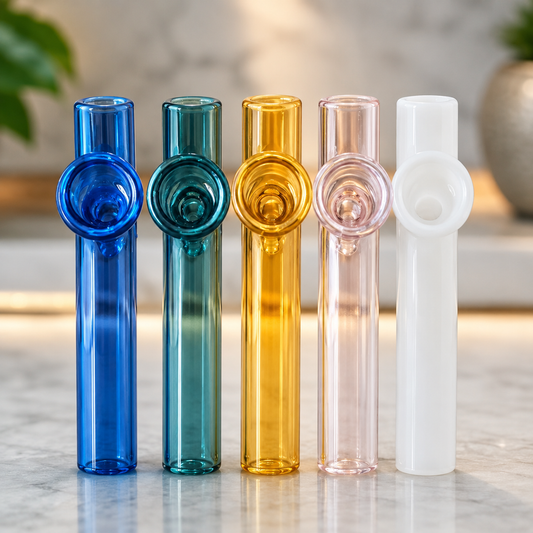 5" XL Colored Steamroller Glass Pipe