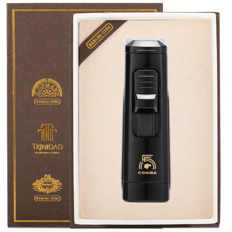 COHIBA Cigars Torch Lighter 3 Torch Quad Jet Flame