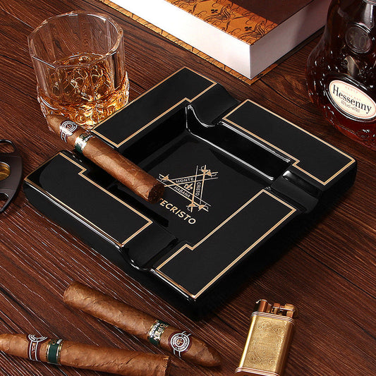 Premium Ceramic Cigars Ashtray