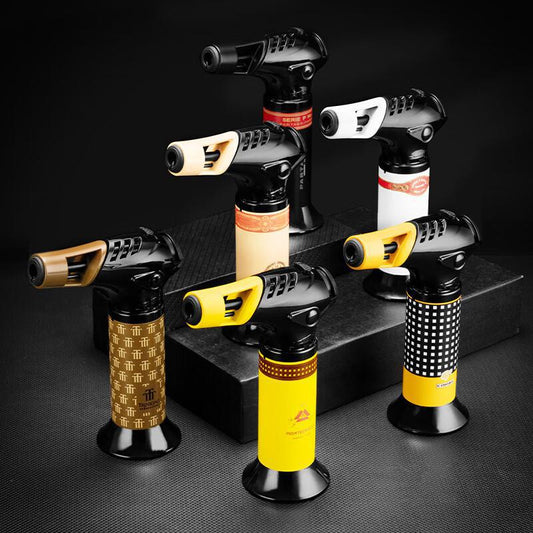 One Hand Ergonomic Torch Cigars Lighter