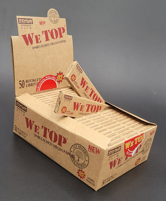 Wetop Brown King Size Slim Rolling Paper
