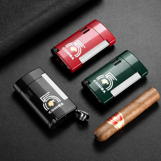 Single Jet Flame Refillable Cigars Lighter