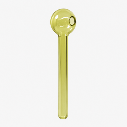 Straight Colored Oil Burner Glass Pipe – 8mm 4 Inch