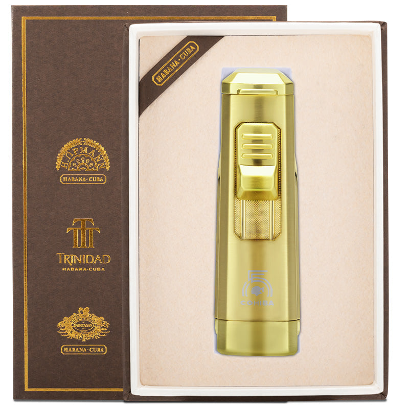 COHIBA Cigars Torch Lighter 3 Torch Quad Jet Flame