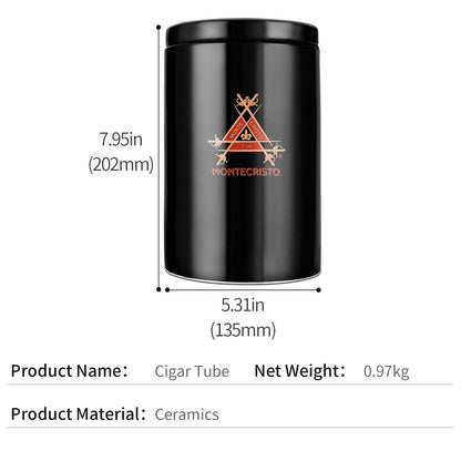 Montecristo Ceramic Storage Jar - 25 Cigars