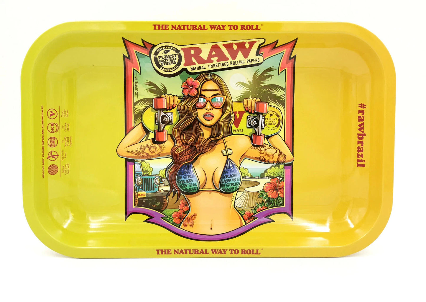 RAW Signature Rolling Trays Collection – Large 14" × 11"