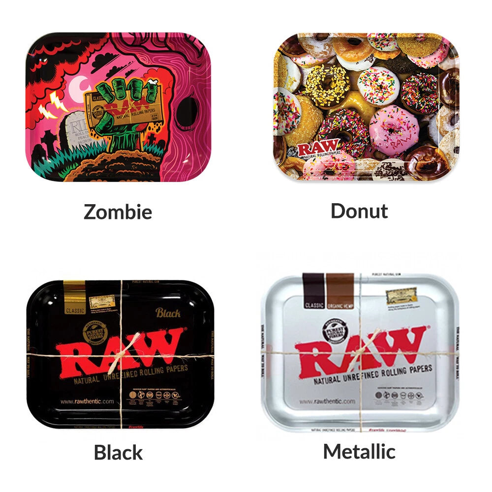 RAW Signature Rolling Trays Collection – Large 14" × 11"