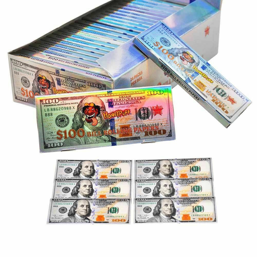 $100 Dollar Bill Rolling Paper King size