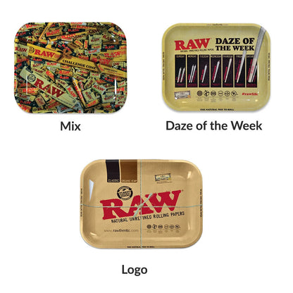 RAW Signature Rolling Trays Collection – Large 14" × 11"