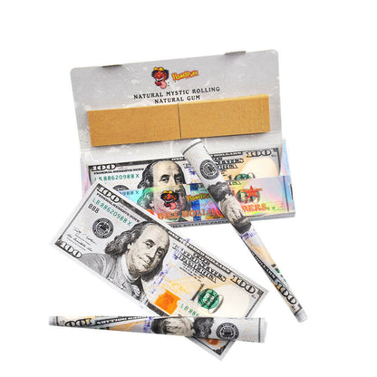 $100 Dollar Bill Rolling Paper King size