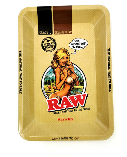 RAW Signature Rolling Trays Collection – Large 14" × 11"