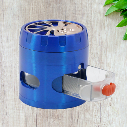 Spining Rimz Alluminium Metallic Grinder - 4 Layer 60mm With Storage