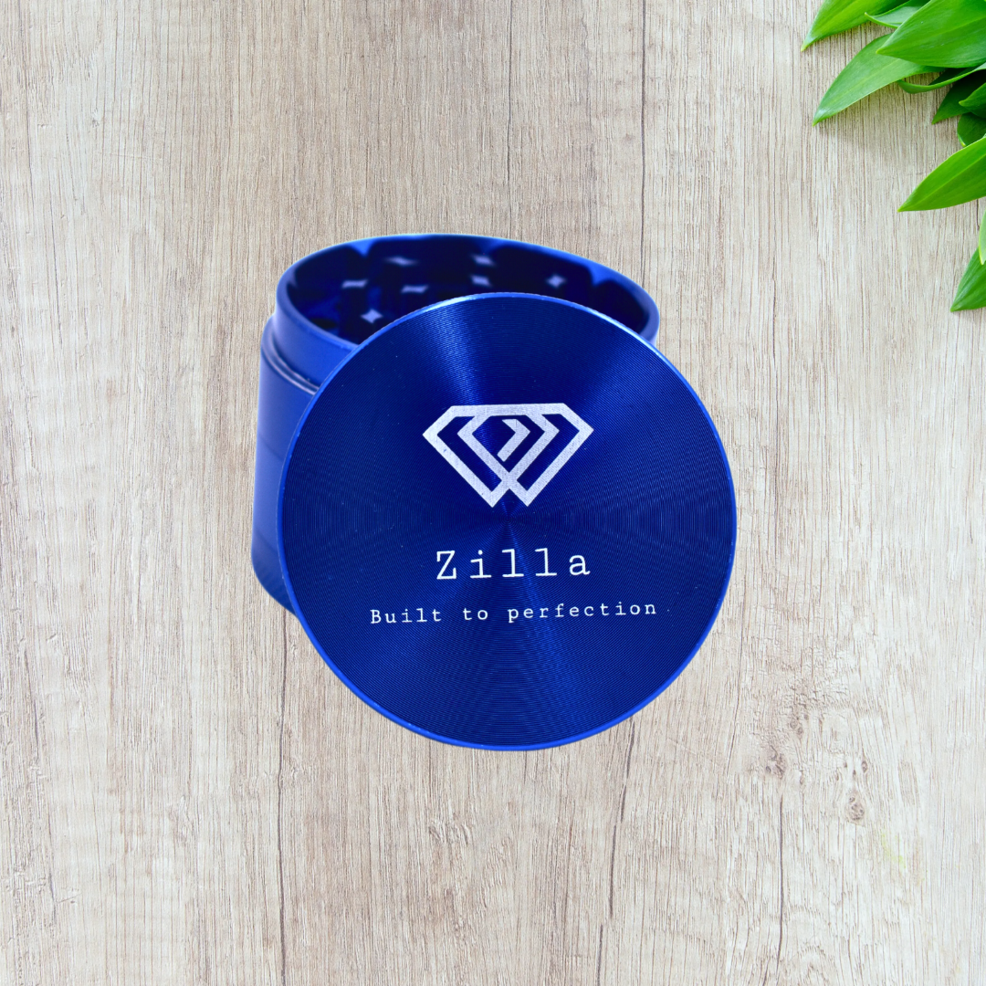 Zilla Alloy 50mm ( Small Size) Herb Metallic Grinder - 4 Part