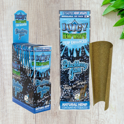 Juicy Hemp Terp Enhanced Wraps - 2 pack