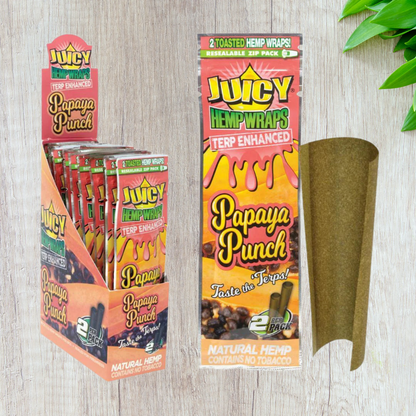 Juicy Hemp Terp Enhanced Wraps - 2 pack