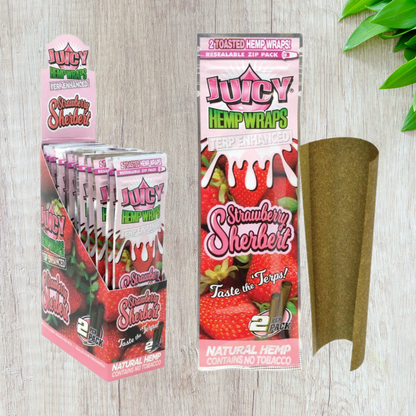 Juicy Hemp Terp Enhanced Wraps - 2 pack