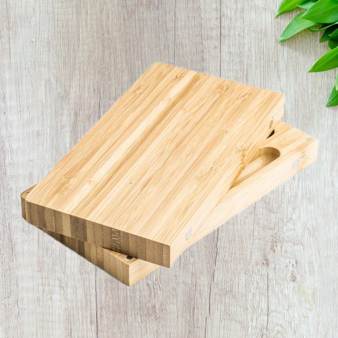 Magnetic Wooden Bamboo Rolling Tray