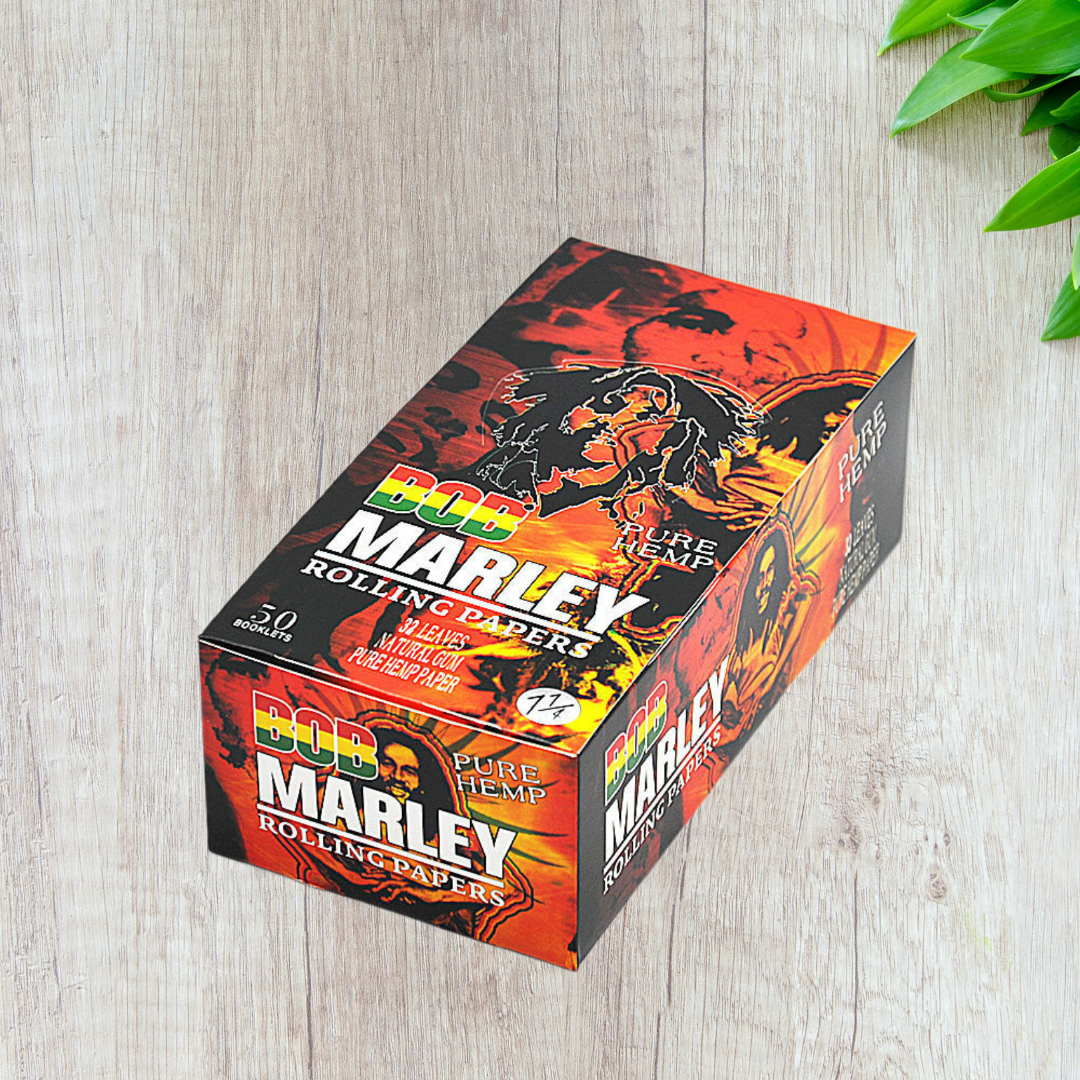 BOB MARLEY Brown Pure Hemp 1 1/4 Size Rolling Papers