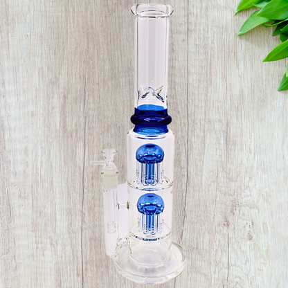 15" Tree Percolator Glass Beaker Bong