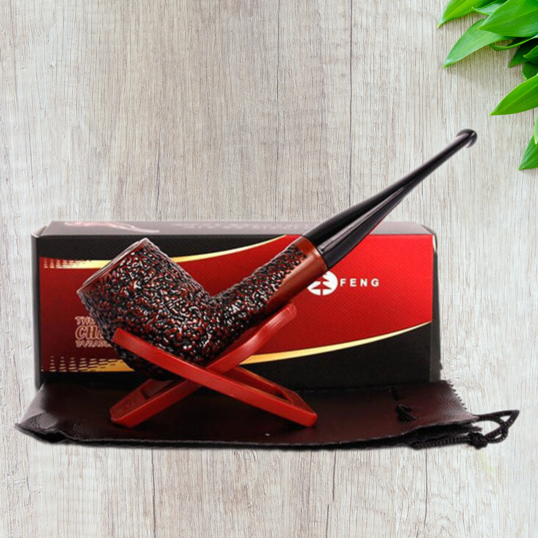 Classic Ol' School Vintage Dry Herb Smoking Tobacco Wood Pipe