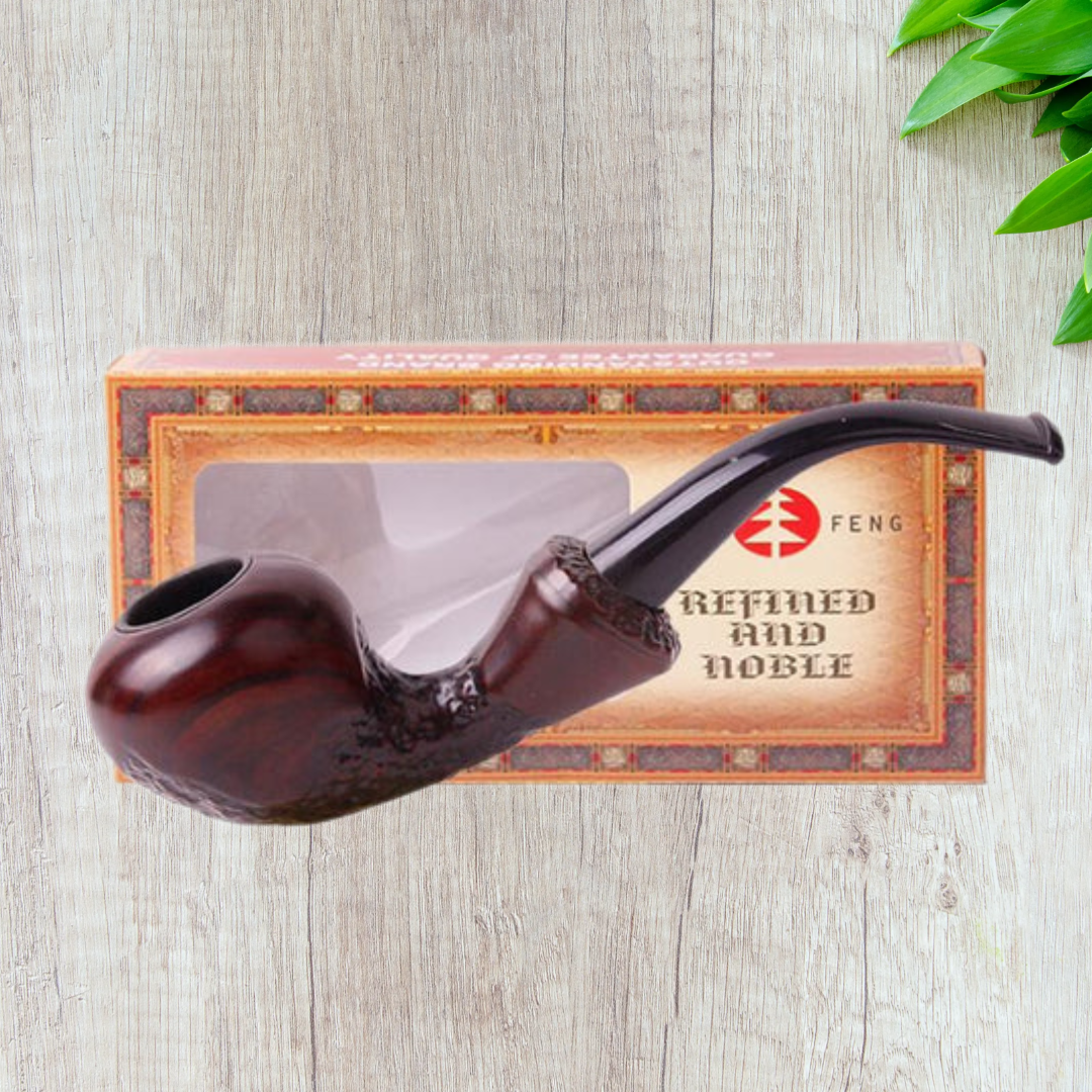 Classic Ol' School Vintage Dry Herb Smoking Tobacco Wood Pipe