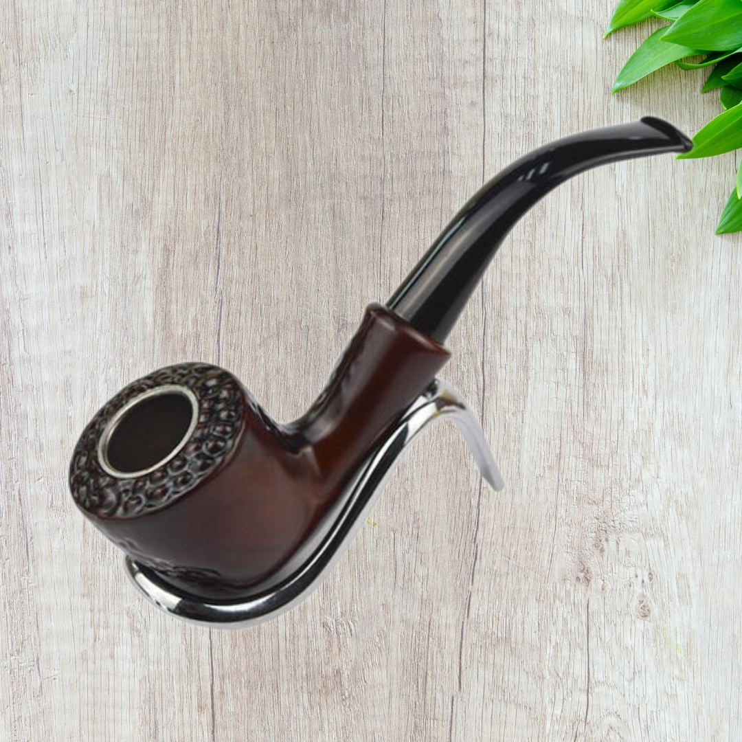 Classic Ol' School Vintage Dry Herb Smoking Tobacco Wood Pipe