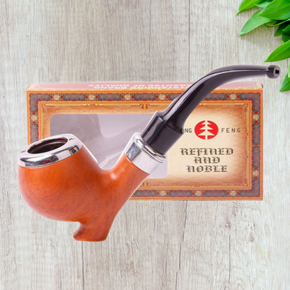 Classic Ol' School Vintage Dry Herb Smoking Tobacco Wood Pipe