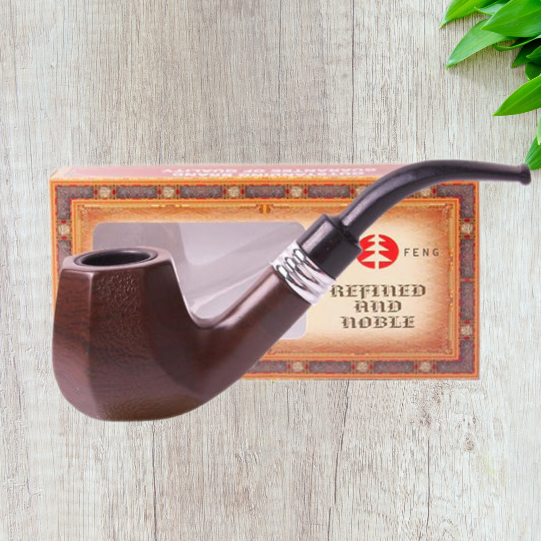 Classic Ol' School Vintage Dry Herb Smoking Tobacco Wood Pipe