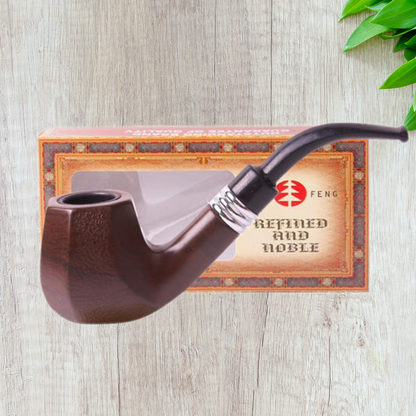 Classic Ol' School Vintage Dry Herb Smoking Tobacco Wood Pipe