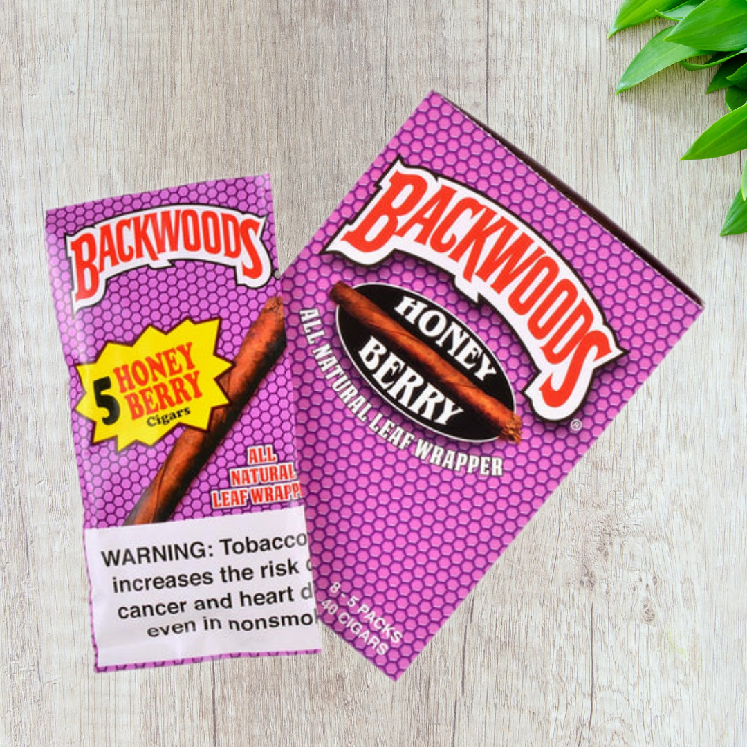 Backwoods Leaf Wrapper Cigars /  Cigarillos - 5 Pack