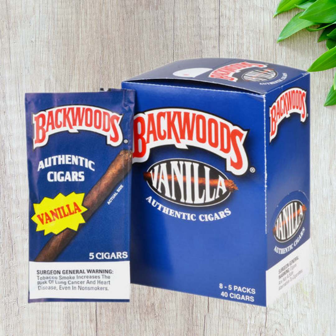 Backwoods Leaf Wrapper Cigars /  Cigarillos - 5 Pack