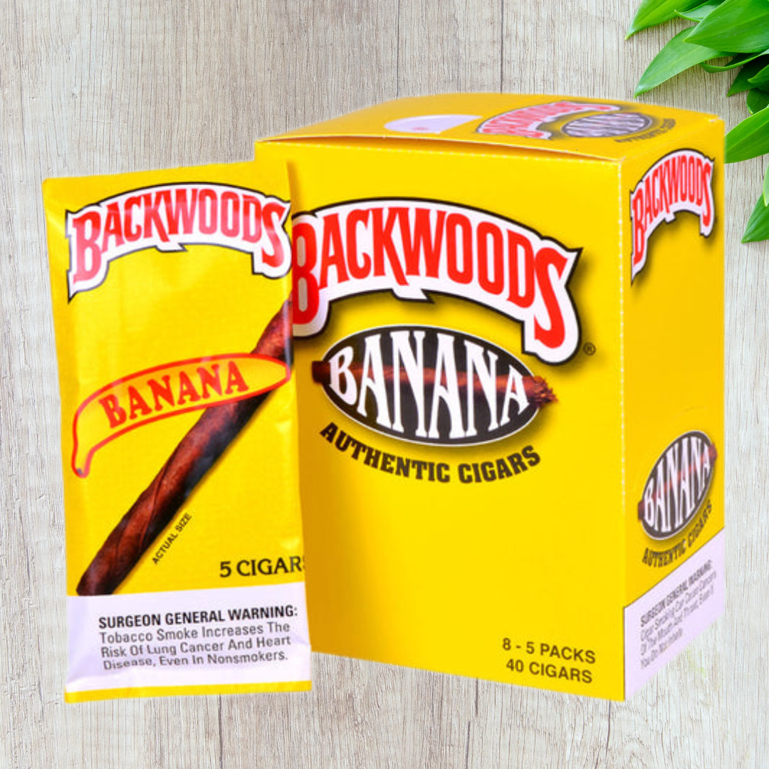 Backwoods Leaf Wrapper Cigars /  Cigarillos - 5 Pack