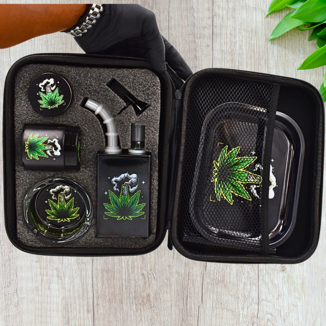 Juice Bong Smoking Gift Kit Set Bag