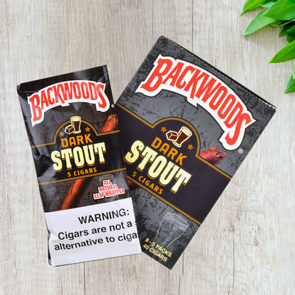 Backwoods Leaf Wrapper Cigars /  Cigarillos - 5 Pack