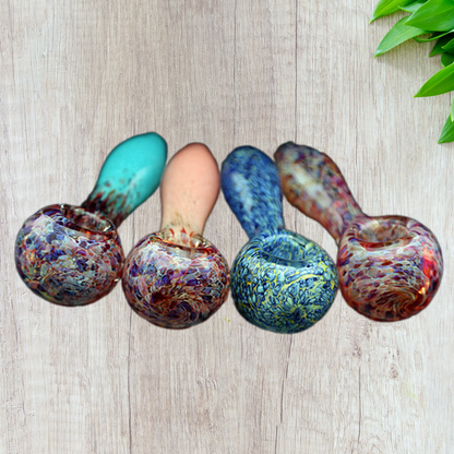 Hippculture Molten Marble Smoking Glass pipe