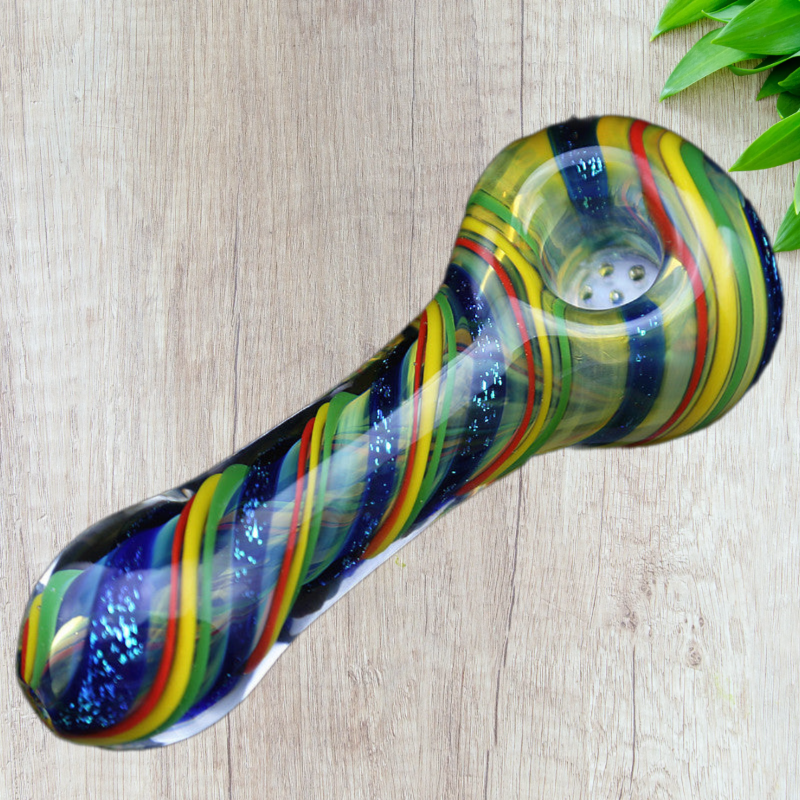 Hippculture Smoking Glass pipe - Multi-coloured