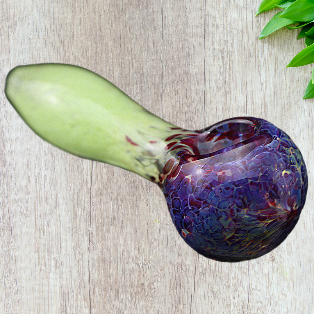 Hippculture Molten Marble Smoking Glass pipe