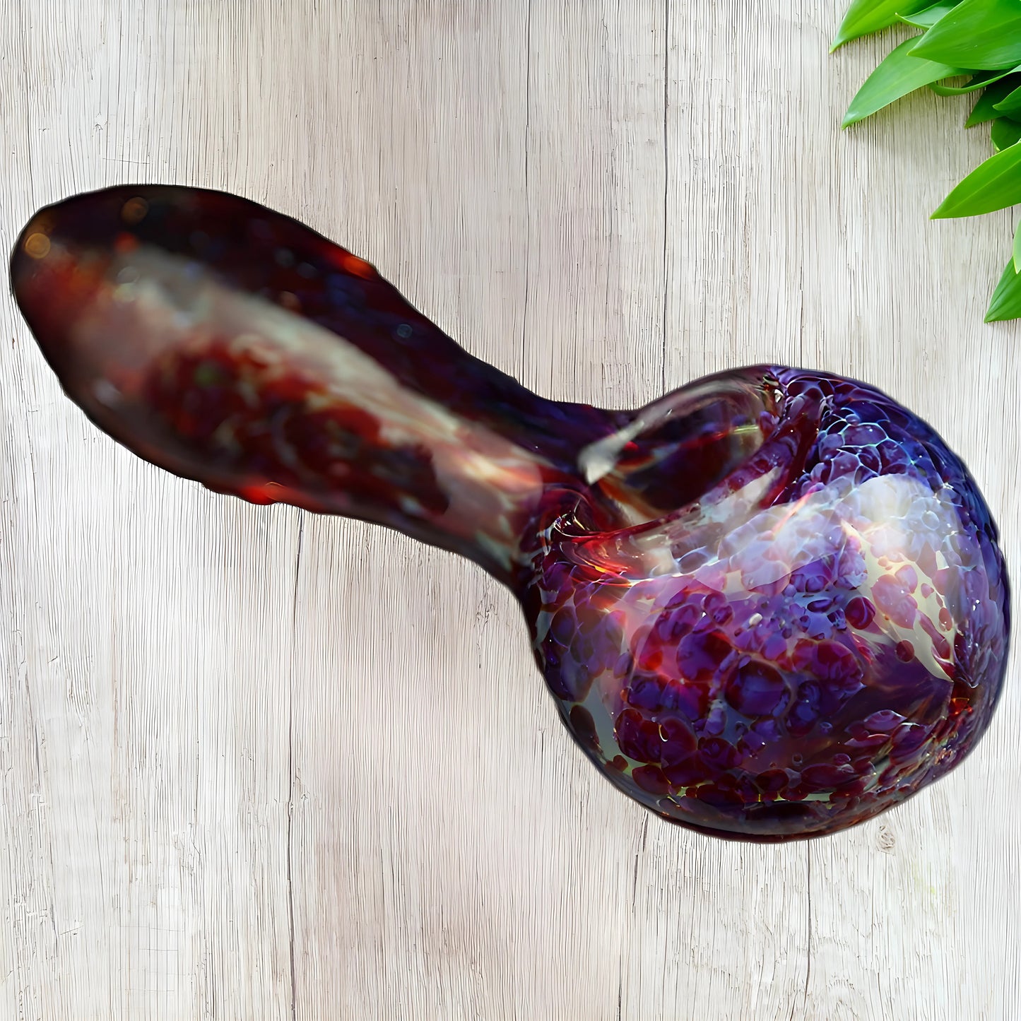 Hippculture Molten Marble Smoking Glass pipe