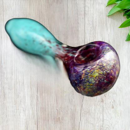 Hippculture Molten Marble Smoking Glass pipe