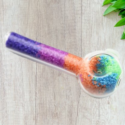 Hippculture Smoking Glass Pipes - Multicolored