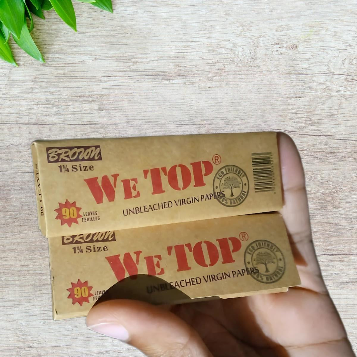 Wetop Brown 1 1/4 Size Rolling Papers